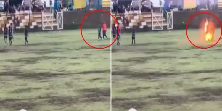 পেরুতে ম্যাচ চলাকালীন খেলোয়াড়দের উপর বজ্রপাত, একজনের মৃত্যু, দগ্ধ বহু মানুষ