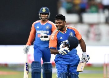 সঞ্জু স্যামসনের বিশাল সেঞ্চুরি, দক্ষিণ আফ্রিকার বিরুদ্ধে প্রথম টি-২০ ম্যাচে ভারতের বড় টোটাল