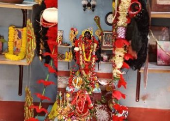 আউশগ্রাম : কালিপুজোর রাতেই মন্দিরে দুঃসাহসিক চুরি