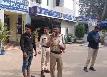 দোকানে চুরির ২৪ ঘন্টার মধ্যেই চোরকে পাকড়াও করল ভাতার থানার পুলিশ