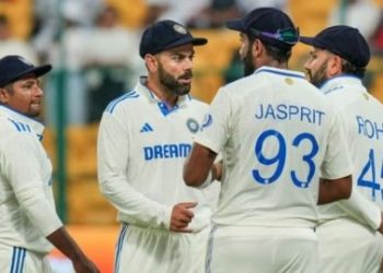 মুম্বাই টেস্টে নিউজিল্যান্ড ২৩৫ রানে অলআউট; ভারত ৪ উইকেটে ৮৬ রান