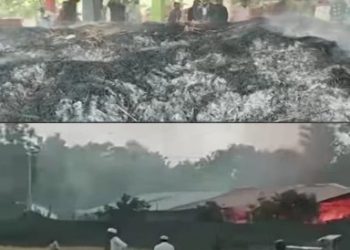 বাংলাদেশ : শেরপুরে দোজা পীরের দরবারে মাদ্রাসা ছাত্রদের হামলা, ভাঙচুর-লুটপাট ও অগ্নিসংযোগ, সংঘর্ষে মৃত ১, আহত ১২