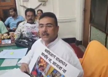 রাজ্যে ধর্মীয় অসহিষ্ণুতা সংক্রান্ত মুলতুবি প্রস্তাব মঞ্জুরই করল না অধ্যক্ষ বিমান ব্যানার্জি : শুভেন্দু অধিকারী