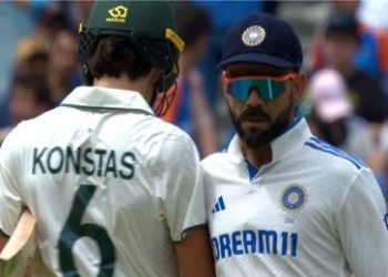 কনস্টাসকে ধাক্কা দিয়ে শাস্তির মুখে বিরাট কোহলি