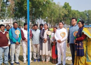 আউশগ্রামে অঞ্চল ভিত্তিক বাৎসরিক ক্রীড়া প্রতিযোগিতার সূচনা