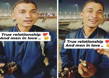 বান্ধবীর ইচ্ছায় মহাকুম্ভে দাঁত মাজার নিম কাঠি বিক্রি করে ভাইরাল যুবক