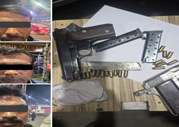 কলকাতায় আগ্নেয়াস্ত্র ও কার্তুজসহ ভিন রাজ্যের ৩ দুষ্কৃতী গ্রেপ্তার