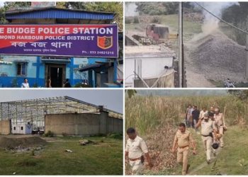 বজবজে গোডাউনে নির্মান সামগ্রী সরবরাহের দায়িত্ব পেতে তৃণমূলের দুই গোষ্ঠীর দেদার বোমাবাজি, শুভেন্দুর কথায় : ‘ডায়মন্ড হারবার মডেল !’