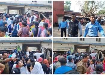 প্রথম পরীক্ষার দিনে শাসকদল ও বিভিন্ন সংগঠনের সহযোগিতা পেল মাধ্যমিক পরীক্ষার্থী ও তাদের অবিভাবকরা 