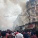 কলকাতা পুরসভার সামনে পানশালায় সাতসকালে অগ্নিকাণ্ডের ঘটনায় আতঙ্ক