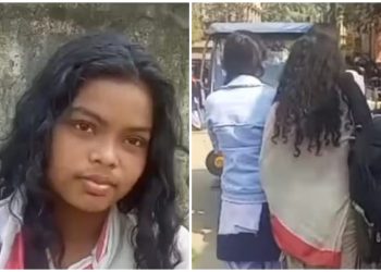 সদ্য প্রয়াত হওয়া বাবার মৃত্যুশোক বুকে নিয়ে অশৌচের কাপড় পড়ে মাধ্যমিক পরীক্ষা দিচ্ছে মেমারির প্রিয়া 