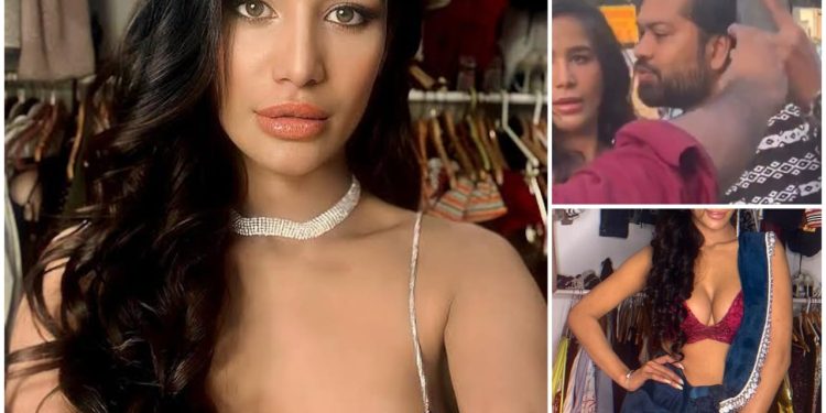 রাস্তার মাঝখানে অভিনেত্রী পুনম পান্ডেকে জোর করে চুমু খাওয়ার চেষ্টা করল এক যুবক