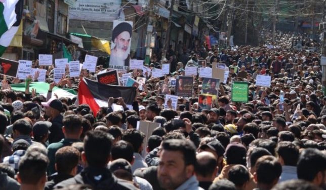 বুদগামে সন্ত্রাসী গোষ্ঠী হামাসের সমর্থনে আয়োজিত সমাবেশে আপত্তিকর শ্লোগান দেওয়ায় আয়োজকদের বিরুদ্ধে মামলা করেছে পুলিশ