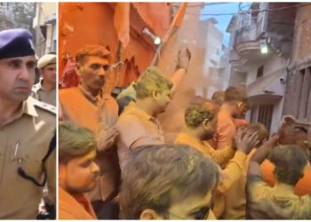 প্রায় অর্ধ শতাব্দী পর হোলি উদযাপন হচ্ছে ইউপির সম্ভলের কার্তিকেয় মহাদেব মন্দিরে, নিরাপত্তায় রয়েছেন খোদ সিও অনুজ চৌধুরী