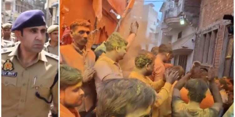 প্রায় অর্ধ শতাব্দী পর হোলি উদযাপন হচ্ছে ইউপির সম্ভলের কার্তিকেয় মহাদেব মন্দিরে, নিরাপত্তায় রয়েছেন খোদ সিও অনুজ চৌধুরী