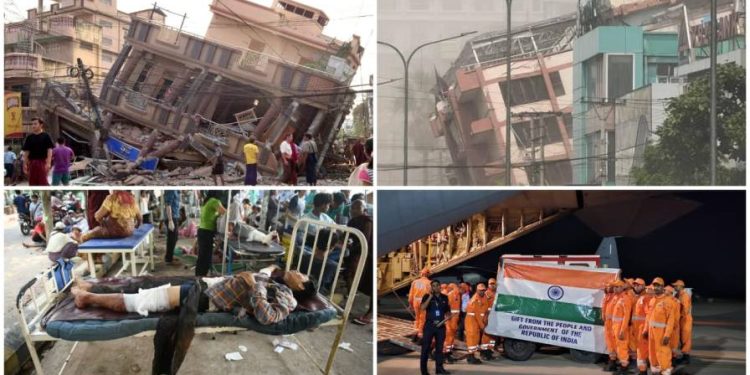 ভূমিকম্পে মিয়ানমারে মৃতের সংখ্যা বেড়ে ৬৯৪, আহত ১৬৭০, ত্রাণ পাঠালো ভারত