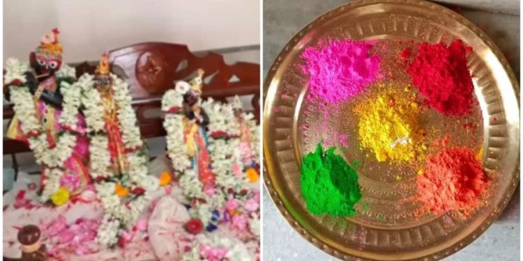 সাবেক ঐতিহ্য মেনে দোল পূর্ণিমায় রঙের উৎসবে মাতোয়ারা হন না বর্ধমান ও রাধাবল্লভবাটির বাসিন্দারা