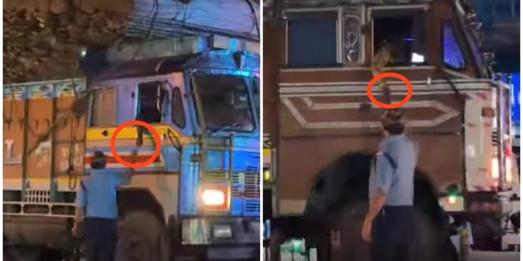 বারাসাতে প্রকাশ্য রাস্তায় সিভিক ভলান্টিয়ারের ‘তোলাবাজির’ ভিডিও ভাইরাল ; শুভেন্দু বললেন : ‘পুলিশ দলদাস, চাটুকারিতায় ও তোলাবাজিতে পারদর্শী’