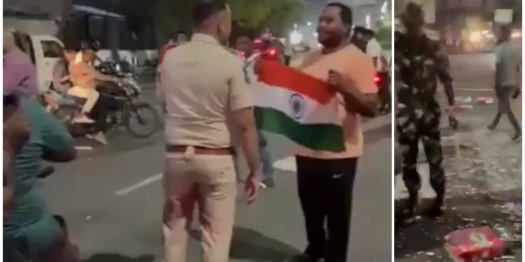 ভারতের জয় উদযাপনকারীদের উপর লাঠিচার্জ করল তেলেঙ্গানার কংগ্রেস সরকারের পুলিশ, “বিশেষ সম্প্রদায়”কে খুশি করতেই কি লাঠিচার্জের নির্দেশ ?