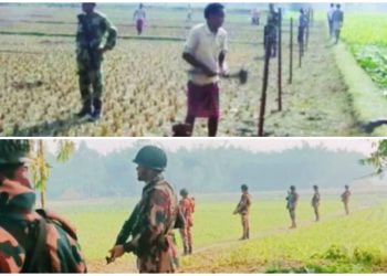 ফের বিএসএফকে কাঁটাতারের বেড়া দিতে বাধা দিল বাংলাদেশ সীমান্ত রক্ষীরা, উত্তেজনা এলাকায়
