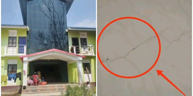 মণিপুরে ৫.৭ মাত্রার শক্তিশালী ভূমিকম্প; অনেক ভবনে ফাটল, আতঙ্কিত মানুষ