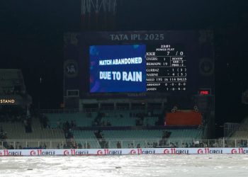 আইপিএল ২০২৫ : বৃষ্টির কারণে কেকেআর বনাম পিবিকেএস ম্যাচ বাতিল