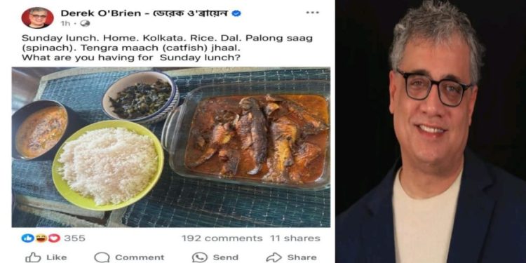 মুর্শিদাবাদে ভয়াবহ হিংসার মাঝে নিজের মধ্যাহ্নভোজনের ছবি শেয়ার করলেন তৃণমূল সাংসদ ডেরেক ও’ব্রায়েন, এই প্রকার অমানবিক আচরণ নিয়ে প্রশ্ন তুললেন সুকান্ত মজুমদার