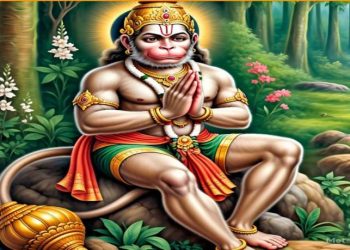 শ্রী রাম দূত অঞ্জনেয়া স্তোত্রম (রাম রাম রাম রক্তবর্ণম)