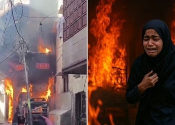 দমকলকর্মীর ঝুঁকি নিয়ে প্রাণ বাঁচানোর পর হিজাব আনতে গিয়ে জীবন্ত দগ্ধ হয়ে মৃত্যু তরুণীর