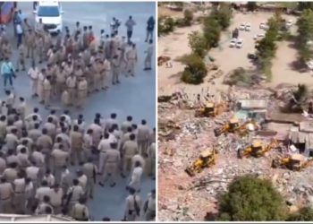 বাংলাদেশি অনুপ্রবেশকারীদের ঘাঁটি আহমেদাবাদের চান্দোলা হ্রদ এলাকায় ব্যাপক উচ্ছেদ অভিযান