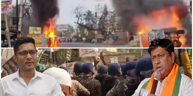 ‘পিসিমণির ‘দুধেল গাই’রা পুলিশের গাড়ি জ্বালাচ্ছে, হিরোইজম কোথায় গেলো ?’ ‘প্রিন্স অফ কালীঘাট’কে সুকান্ত মজুমদারের প্রশ্ন