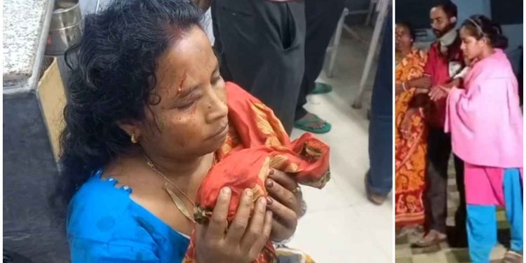 প্রথম পক্ষের স্বামীর ছুরির কোপে গুরুতর জখম মহিলা ও তার দ্বিতীয় পক্ষের স্বামী