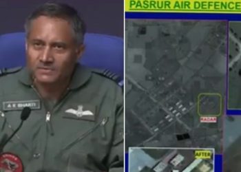 অপারেশন সিঁদূর : পাকিস্তানের ৮ বিমান ঘাঁটি ধ্বংস, ভিডিও প্রমাণ সহ তথ্য দিলেন এয়ার মার্শাল এ কে ভারতী