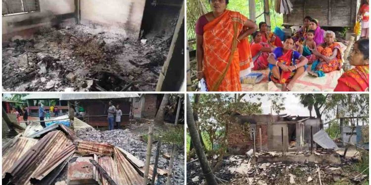 বাংলাদেশের যশোরে ১৩ হিন্দু বাড়িতে হামলা, লুটপাটের পর আগুন ধরিয়ে দেয় মুসলিমরা