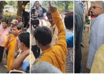 কোলাঘাটে বিজেপি কর্মীদের বিক্ষোভের মুখে পড়লেন দিলীপ ঘোষ, উঠল ‘গো ব্যাক’ স্লোগান ও ‘তৃণমূলের সঙ্গে গোপন আঁতাতের’ অভিযোগ