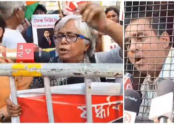 পাকিস্তান প্রেমী বামপন্থীদের পড়তে হল তীব্র বিরোধের মুখে, সাংবাদিকরাই প্রশ্ন করলো : ‘আপনারা কি পাকিস্তানের দালাল ?’