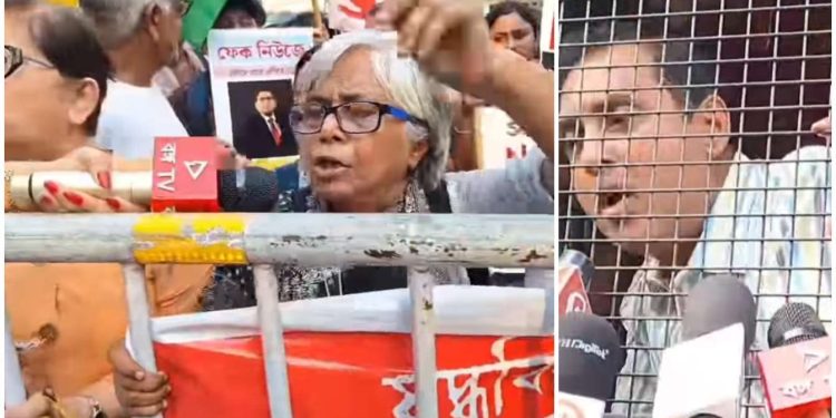 পাকিস্তান প্রেমী বামপন্থীদের পড়তে হল তীব্র বিরোধের মুখে, সাংবাদিকরাই প্রশ্ন করলো : ‘আপনারা কি পাকিস্তানের দালাল ?’