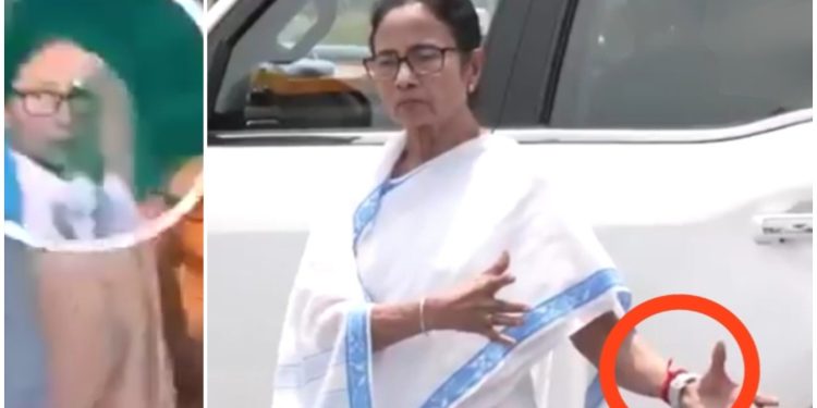 দিঘায় সঙ্গে সঙ্গে মুছে দিয়েছিলেন চন্দনের ফোঁটা, মুর্শিদাবাদে বাম হাতে দেখা গেল লাল তাগা, মমতার ‘হিন্দুত্ব’ নিয়ে বিভ্রান্ত মানুষ