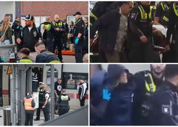 জার্মানির হামবুর্গের রেলস্টেশনে সন্ত্রাসী হামলা, ১৭ জন যাত্রীকে ছুরি দিয়ে এলোপাথাড়ি কুপিয়েছে একজন মহিলা সন্ত্রাসী, ধরা পড়তেই বললো : “হামদুলিল্লাহ”