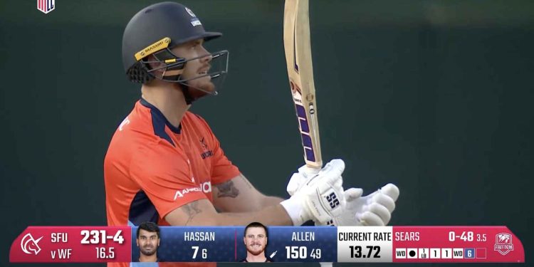 ফিন অ্যালেন ভেঙে দিলেন ক্রিস গেইলের দুর্দান্ত রেকর্ড, টি-টোয়েন্টিতে সবচেয়ে বেশি ছক্কা হাঁকিয়েছেন