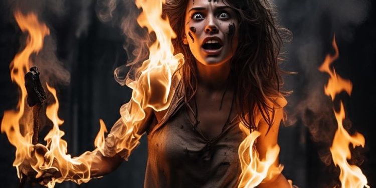 সঙ্গমে রাজি না হওয়ায় স্ত্রীর গায়ে আগুন ধরিয়ে দিল স্বামী