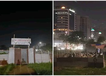 ঢাকার দুর্গা মন্দিরে মুসলিম জনতার হামলা, “হারাম” আখ্যা দিয়ে আজ বেলা ১২ টার মধ্যে মন্দির ভেঙে ফেলার আল্টিমেটাম দিল মৌলবাদীরা