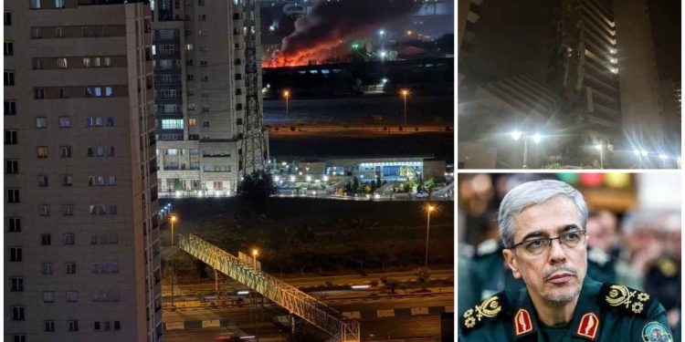 ইরানের রাজধানী তেহরানে ভয়ংকর ক্ষেপণাস্ত্র হামলা চালালো ইসরায়েল, ইরানের চিফ অফ স্টাফ মোহাম্মদ বাঘেরির মৃত্যুর খবর
