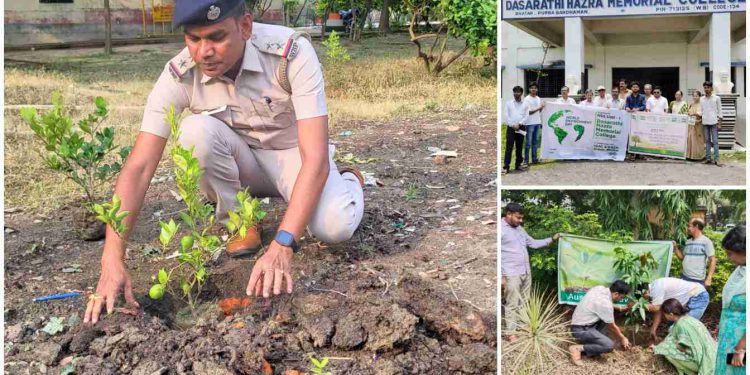 সড়কপথের দুধার খাঁ খাঁ, পূর্ব বর্ধমানে ফের সবুজ ফেরানোর শপথ পরিবেশ প্রেমীদের