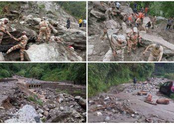 সিকিমে ভূমিধস : আটকা পড়েছেন ১,৫০০ পর্যটক, নিখোঁজ ৮ জন