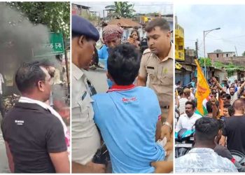 পুলিশের শক্তি প্রয়োগের মাঝেও শিলিগুড়িতে ভিএইচপির বন্ধ সর্বাত্মক