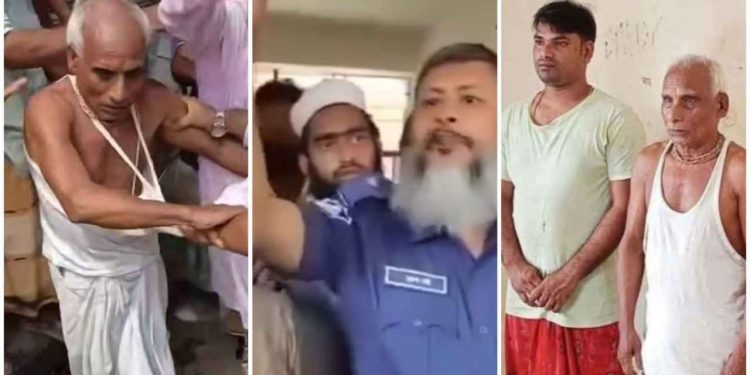 ধর্মনিন্দার মিথ্যা অভিযোগে জেলে যাওয়া বৃদ্ধ পরেশ শীলকে ফাঁসিতে ঝোলানোর শপথ করল বাংলাদেশের জিহাদি ওসি নুরনবী মিঁয়া ; খরিদ্দার ইমাম আব্দুল আজিজের পারিশ্রমিকের মাত্র ১০ টাকা চাওয়ায় ফাঁসানো হয়েছে হিন্দু পিতাপুত্রকে