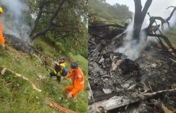 কেদারনাথ থেকে ফেরার পথে রুদ্রপ্রয়াগে হেলিকপ্টার বিধ্বস্ত, ২৩ মাসের এক শিশুসহ ৭ জনের মৃত্যু