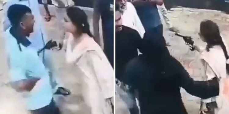 এহসান খান গাড়িতে সিএনজি ভরতে এসেছিলেন,পাম্প কর্মচারী রজনীশ তাকে গাড়ি থেকে নামতে বললে তার মেয়ে আরিবা খান বুকে পিস্তল ঠেকিয়ে হুমকি দেয় : “তোমার পরিবারও তোমার লাশ শনাক্ত করতে পারবে না”