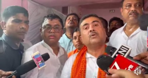 শেখ শাহজাহান বাড়ি ফিরলে আর মমতা ব্যানার্জি মুখ্যমন্ত্রী থাকলে এই রাজ্যের কোন নারী সুরক্ষিত নয় : বললেন শুভেন্দু অধিকারী